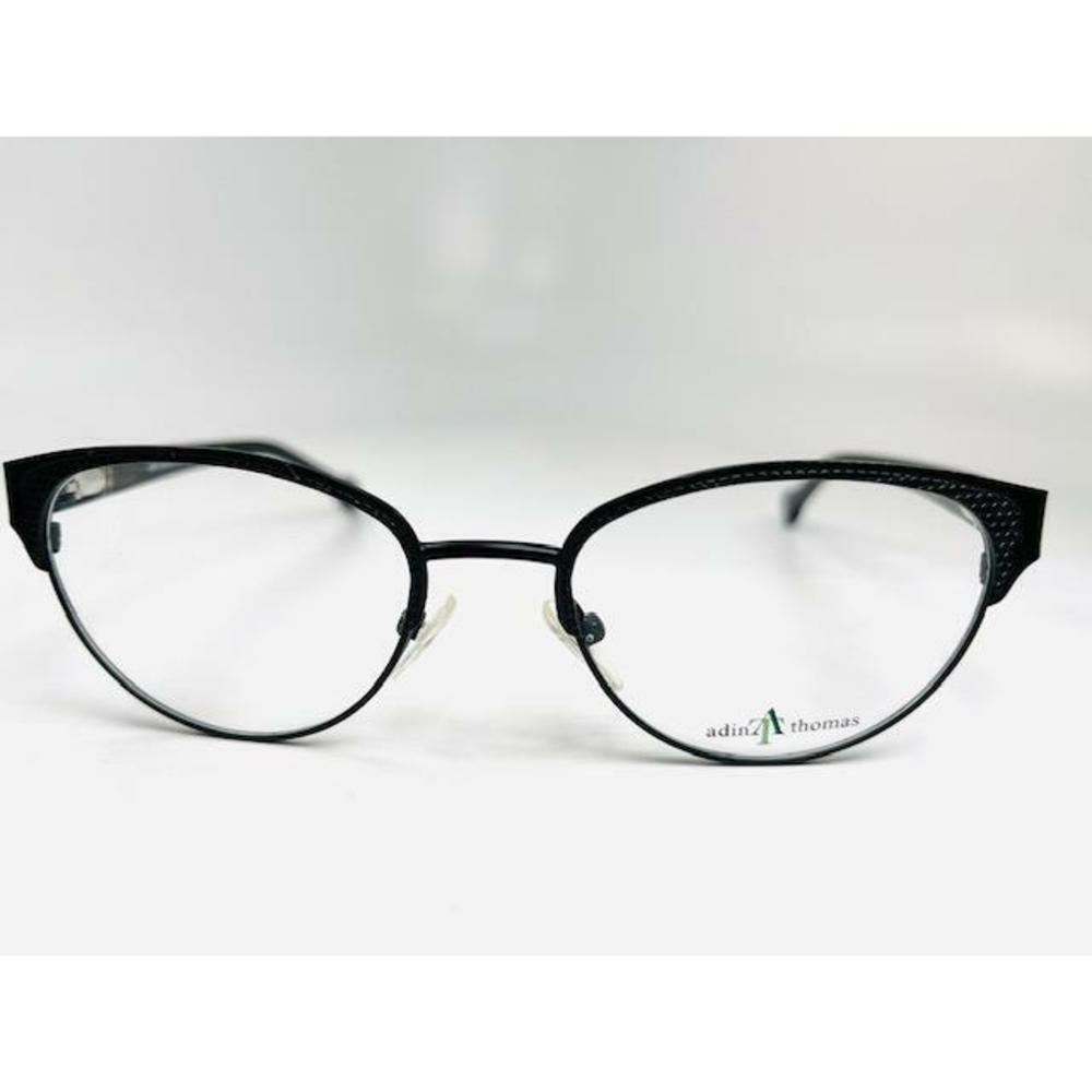New Adin Thomas AT-282 C3 Black & Grey Eyeglasses 50/18/135